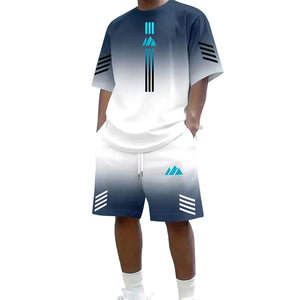 Gray-Blue-White